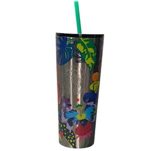 Starbucks Summer Immersive Florals 2023 Stainless Steel Tumbler, 24 Oz